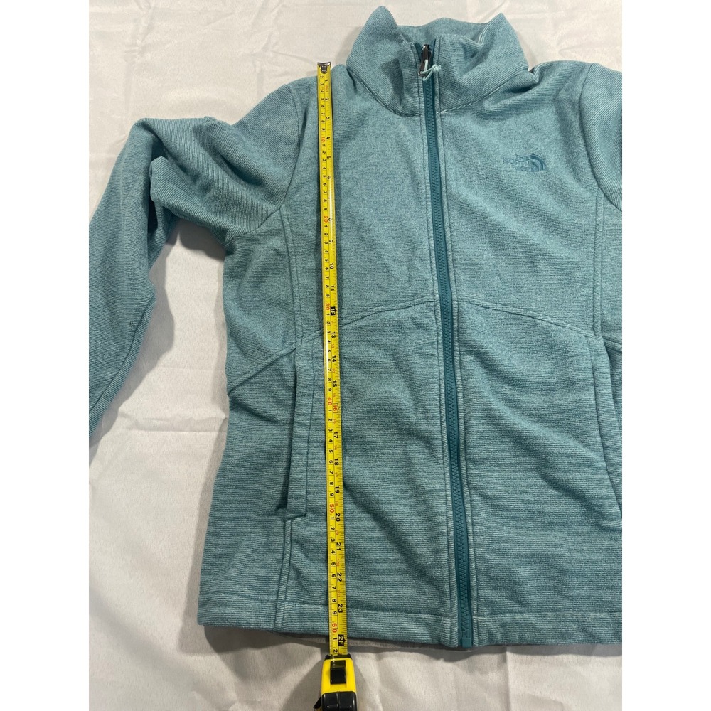 The North Face Womens Full Zip C656 Agave Fleece Jacket Medium Teal Gorpcore - Picture 9 of 9